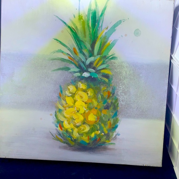 PINEAPPLE PRINT WALL ART - Picture 2 of 7